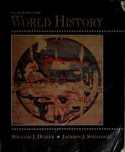 Cover of: World history by William J. Duiker