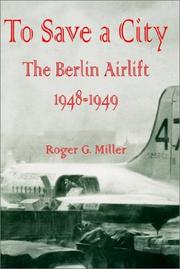 Cover of: To Save a City by Roger G. Miller