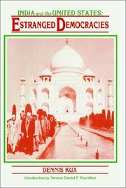 Cover of: India and The United States: Estranged Democracies 1941 - 1991