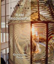 Cover of: Plane trigonometry by R. David Gustafson