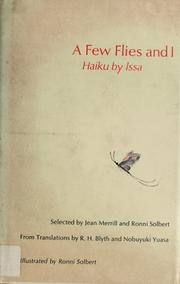 Cover of: A few flies and I: haiku.