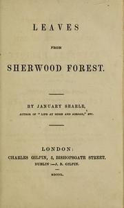 Cover of: Leaves from Sherwood Forest