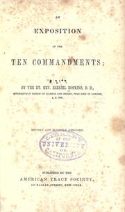 Cover of: An exposition of the Ten Commandments