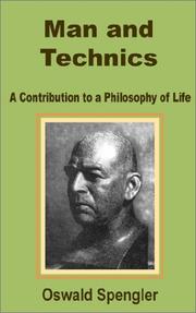 Cover of: Man and Technics by Oswald Spengler