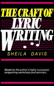 Cover of: The craft of lyric writing by Sheila Davis
