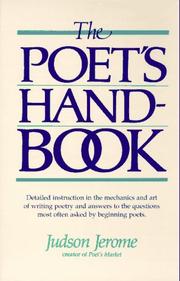 Cover of: The Poet's Handbook by Judson Jerome, Judson Jerome