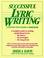 Cover of: Successful lyric writing