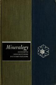 Mineralogy by L. G. Berry, Brian Mason, R. V. Dietrich