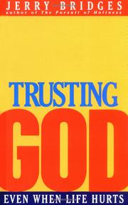 Cover of: Trusting God by Jerry Bridges