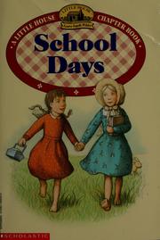 Cover of: School days (Little house chapter book) by Laura Ingalls Wilder