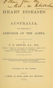 Cover of: Heart diseases in Australia by Charles Evans Reeves