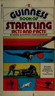 Cover of: Guinness book of startling acts and facts