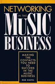 Cover of: Networking in the music business by Dan Kimpel