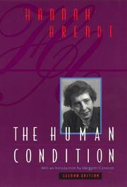 Cover of: The Human Condition by Hannah Arendt