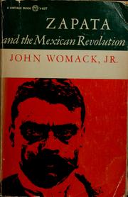 Cover of: Zapata and the Mexican Revolution.