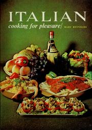 Cover of: Italian cooking for pleasure.