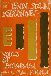 Cover of: Lenin, Stalin, Khrushchev