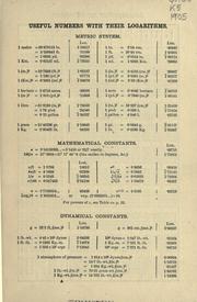 Cover of: Four-figure mathematical tables