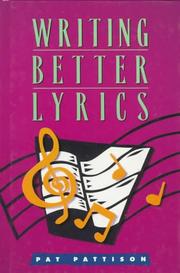 Cover of: Writing better lyrics
