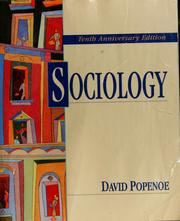 Cover of: Sociology by David Popenoe