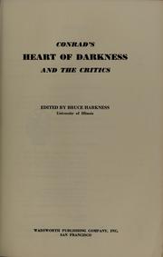 Cover of: Heart of darkness, and the critics