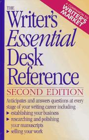Cover of: The Writer's essential desk reference. by 