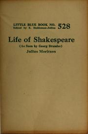 Cover of: Life of Shakespeare (as seen by Georg Brandes)