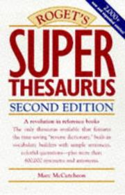 Cover of: Roget's Super Thesaurus by Marc McCutcheon