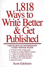 Cover of: 1,818 Ways to Write Better & Get Published