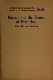 Cover of: Darwin and the theory of evolution