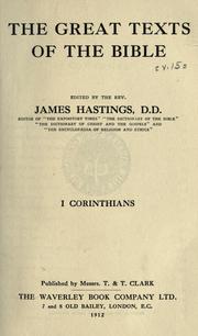 Cover of: The Great Texts of the Bible by James Hastings