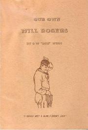 Cover of: Our own Will Rogers by 