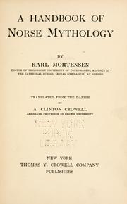 Cover of: A handbook of Norse mythology by Karl Andreas Mortensen