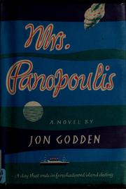 Cover of: Mrs. Panopoulis. by Jon Godden