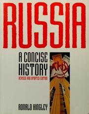 Cover of: Russia by Ronald Hingley