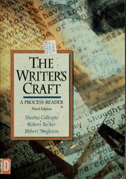 Cover of: A Process Reader: The Writer's Craft (3rd Edition)