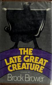 Cover of: The late great creature.