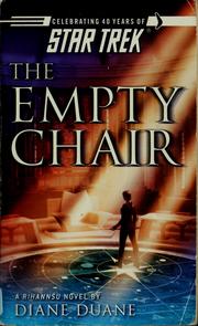 Cover of: The Empty Chair: Rihannsu, Book Five by Diane Duane