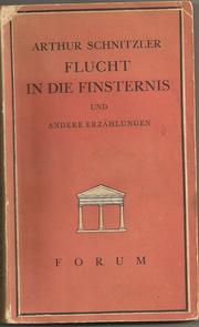 Cover of: Flucht in die Finsternis: und andere Erzählungen