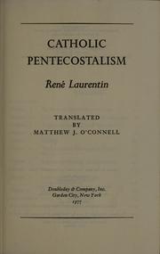Cover of: Catholic pentecostalism