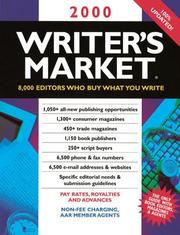 Cover of: Writer's Market 2000: 8,000 Editors Who Buy What You Write (Writer's Market)