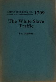Cover of: The White slave traffic