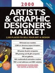 Cover of: 2000 Artist's & Graphic Designer's Market (Artist's & Graphic Designer's Market, 2000)