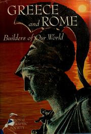 Cover of: Greece and Rome: builders of our world.
