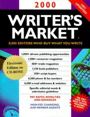 Cover of: 2000 Writer's Market: The Electronic Edition with CD-ROM