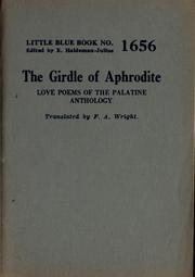 Cover of: The girdle of Aphrodite by Wright, F. A.