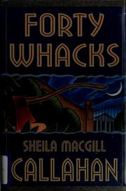 Cover of: Forty whacks: a Brian Donodio mystery