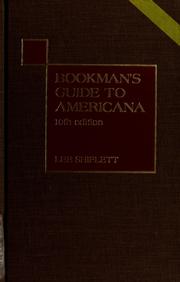 Bookman's guide to Americana by Orvin Lee Shiflett