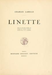 Cover of: Linette.