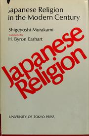 Cover of: Japanese religion in the modern century